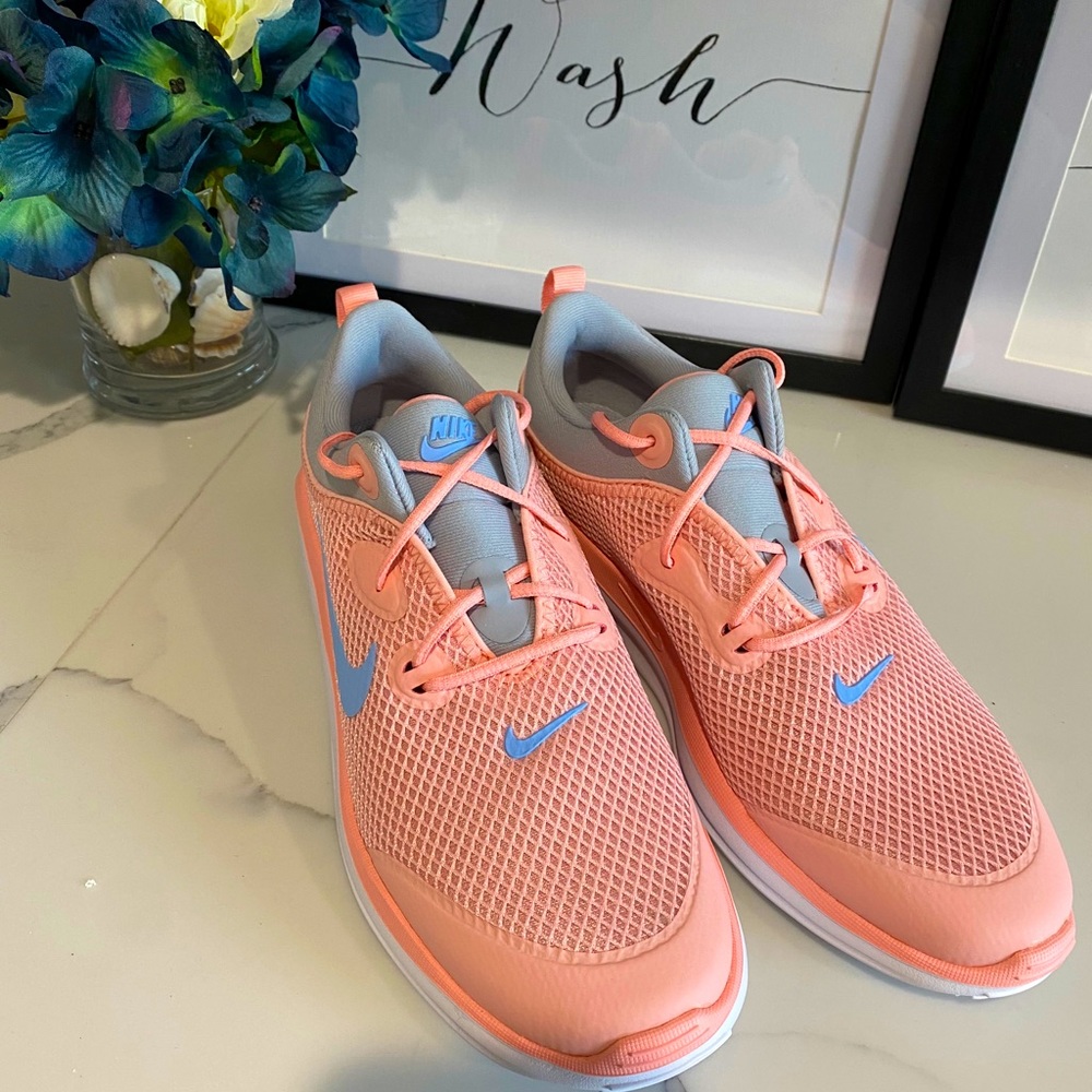 Brand New Girls Pink and Baby Blue Nike, Sz 5.5Y
